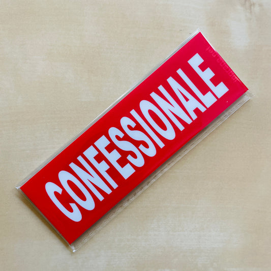 Sticker o Magnete “CONFESSIONALE"