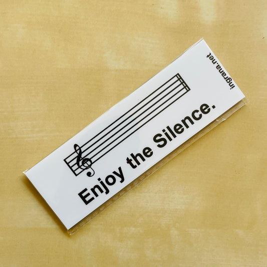 Sticker o Magnete “ENJOY THE SILENCE"