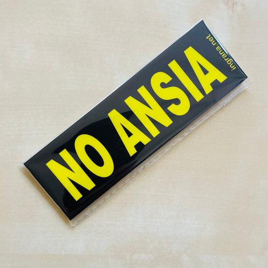 Sticker o Magnete “NO ANSIA"